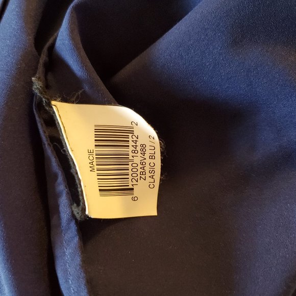 BCBGMaxAzria Cut out Blue Dress - Size 2 - Picture 8 of 8